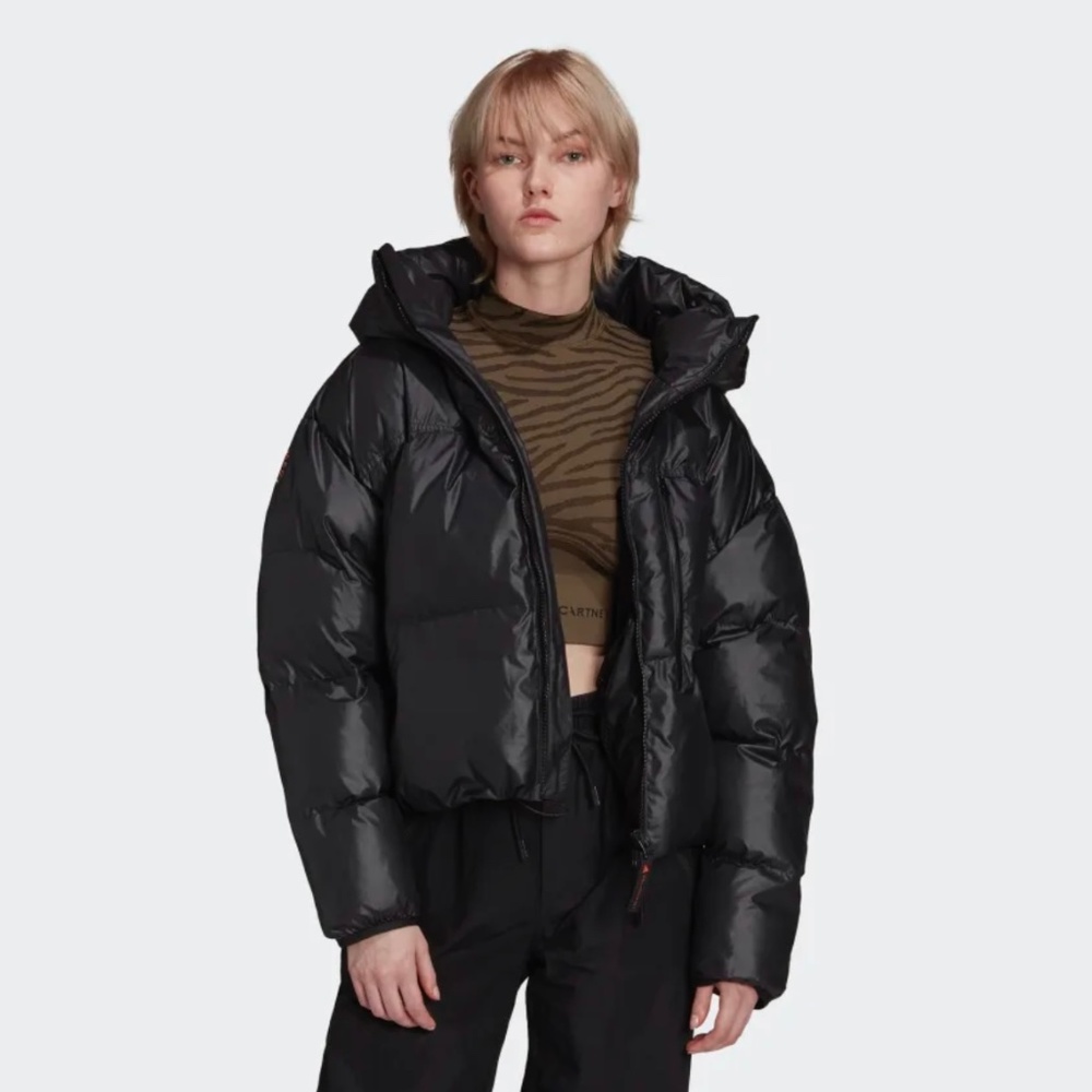 NWT ADIDAS BY STELLA MCCARTNEY SHORT PUFFER JACKET , L